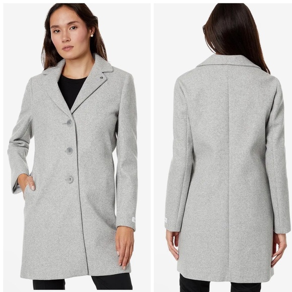Calvin Klein Jackets & Blazers - Calvin Klein Single Breasted Walker Coat